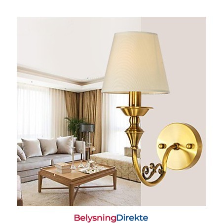 Klassiske Vegglamper Til Soverom Enkel Vegglampe I Metall Til Stue Bar Kafé Gang Balkong Vegglampe