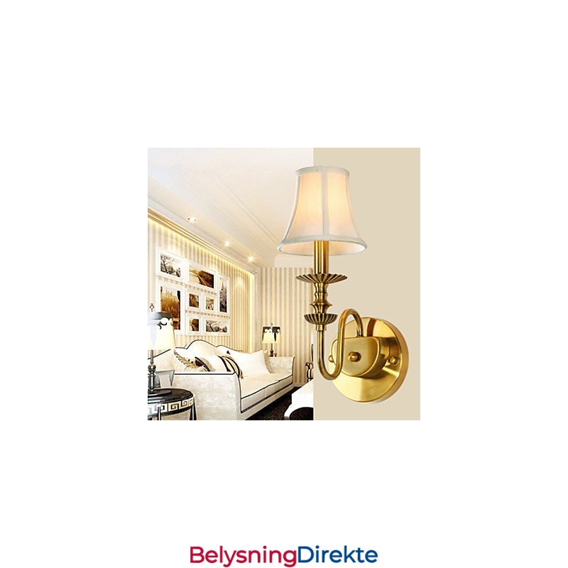 Klassiske Vegglamper Til Soverom Enkel Vegglampe I Metall Til Stue Bar Kafé Gang Balkong Vegglampe