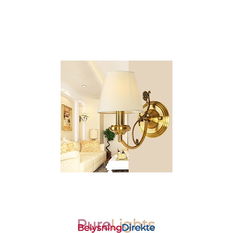 Klassiske Vegglamper Til Soverom Enkel Vegglampe I Metall Til Stue Bar Kafé Gang Balkong Vegglampe