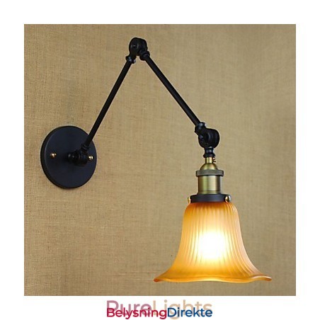 Vegglamper Baderomsbelysning Utendørs Vegglamper Lesevegglamper Rustikk Hytte Metall