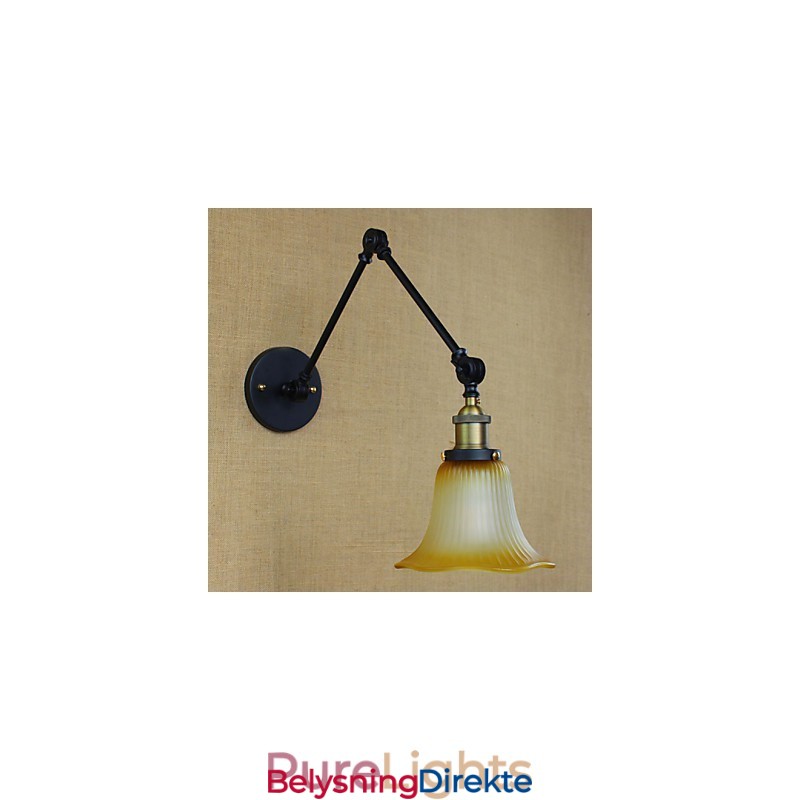 Vegglamper Baderomsbelysning Utendørs Vegglamper Lesevegglamper Rustikk Hytte Metall