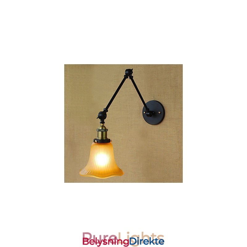 Vegglamper Baderomsbelysning Utendørs Vegglamper Lesevegglamper Rustikk Hytte Metall