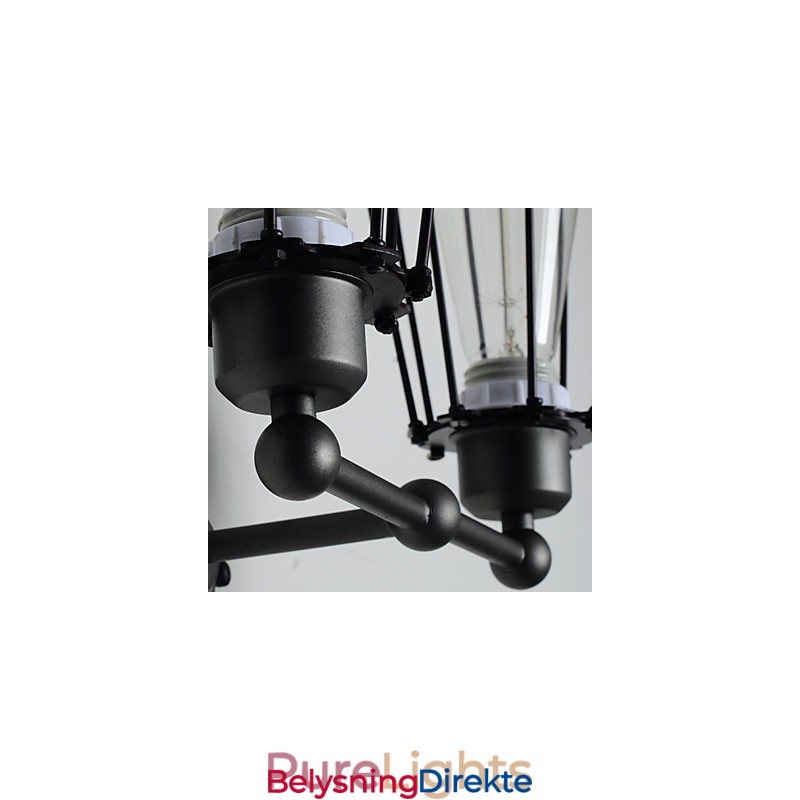 Loft Amerikansk Landlig Jernkunst Antikk Vegglampe Industri Lys