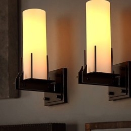 Loft Kontraktert Og Moderne Retro Personlighet Lysestake Vegglampe Lys