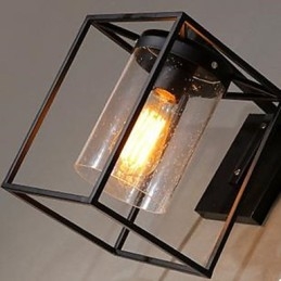 Amerikansk Landlig Personlighet Loft Nordisk Kontraktstil Regndråpebobleglassvegglampe