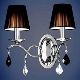 Vegglampetter Moderne Samtids Metall