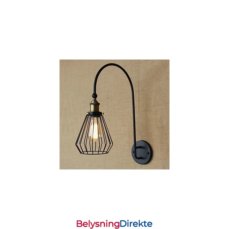 Nordisk Middelhavsstil Retro Mote Kreativ Stor Enkelthodet Dekorativ Vegglampe