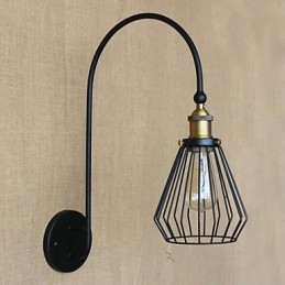 Nordisk Middelhavsstil Retro Mote Kreativ Stor Enkelthodet Dekorativ Vegglampe