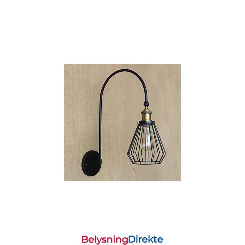 Nordisk Middelhavsstil Retro Mote Kreativ Stor Enkelthodet Dekorativ Vegglampe