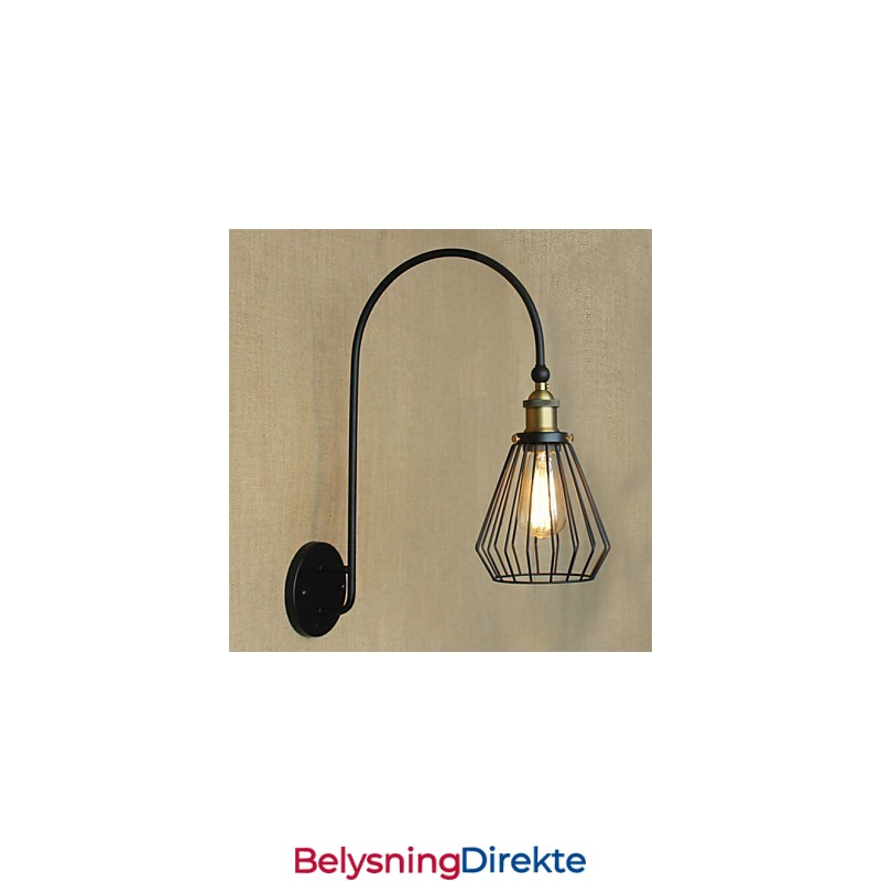 Nordisk Middelhavsstil Retro Mote Kreativ Stor Enkelthodet Dekorativ Vegglampe