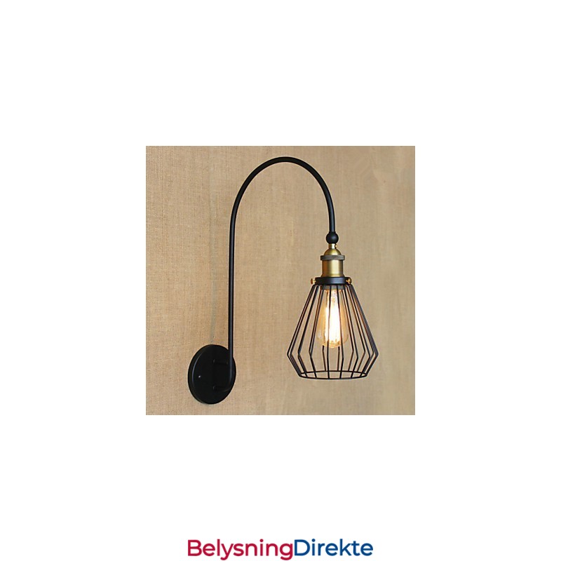 Nordisk Middelhavsstil Retro Mote Kreativ Stor Enkelthodet Dekorativ Vegglampe