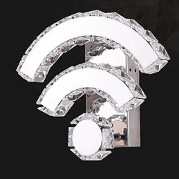 Vegglampetter I Krystall I Ministil, Moderne Og Samtidsstil, Krystall