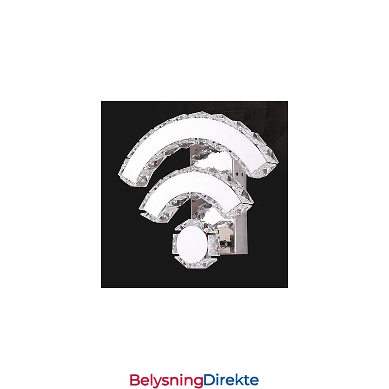 Vegglampetter I Krystall I Ministil, Moderne Og Samtidsstil, Krystall