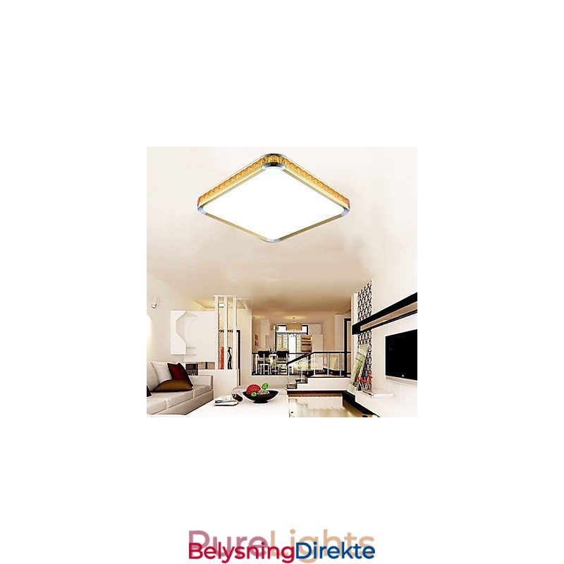 Innfelt Lampe Luksuriøs Moderne Akryl Med Justerbar Lyskilde I Gull Eller Sølv. Kan Velges.