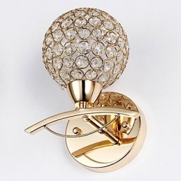 Vegglampe Leselamper Krystall Ministil Moderne Samtids Metall