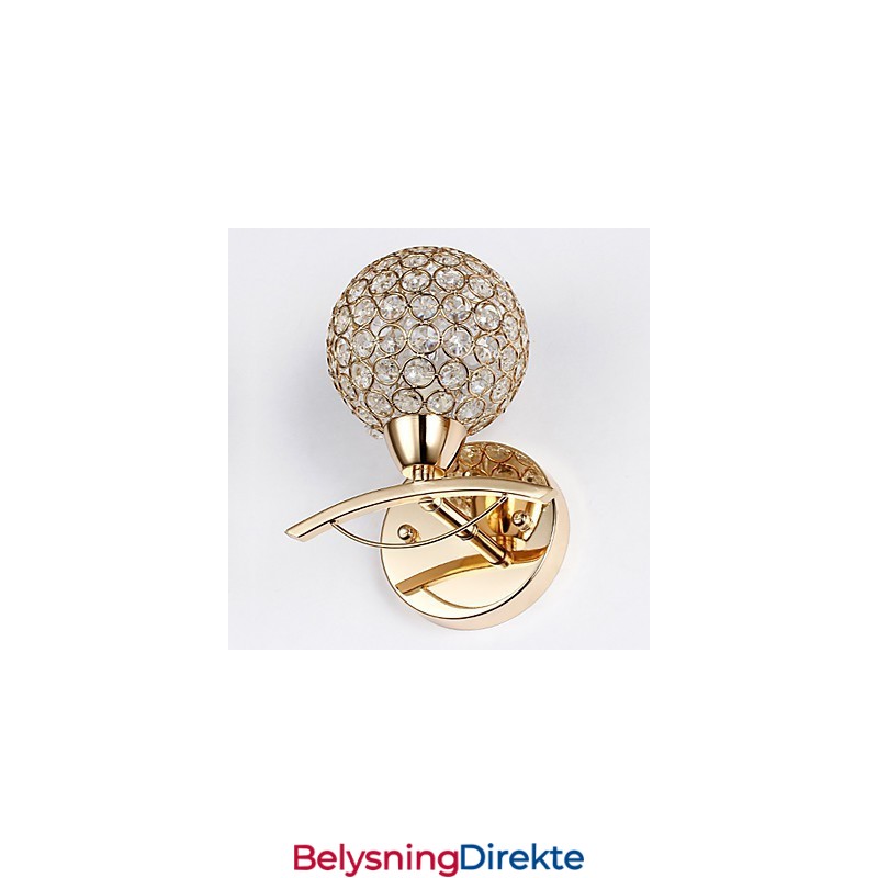 Vegglampe Leselamper Krystall Ministil Moderne Samtids Metall