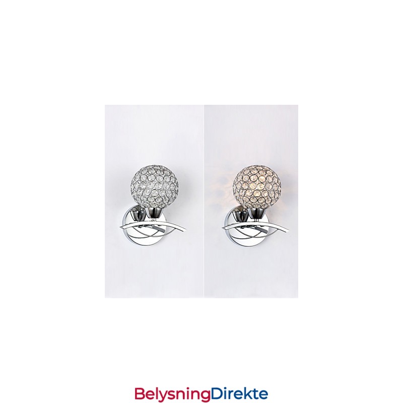 Vegglampe Leselamper Krystall Ministil Moderne Samtids Metall