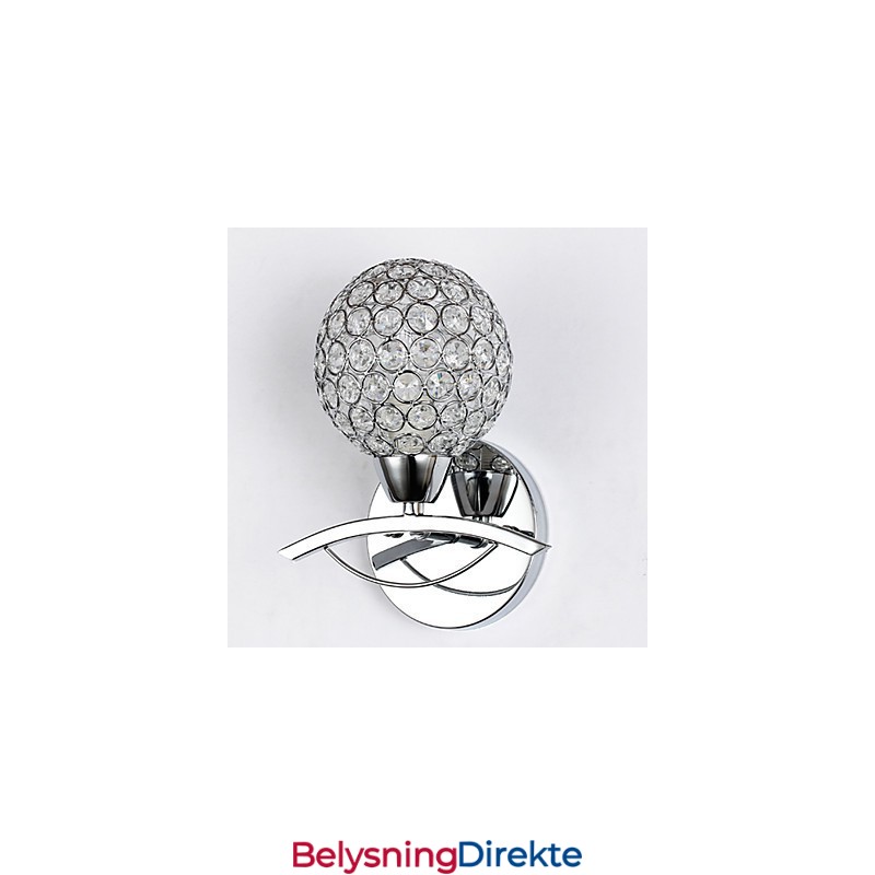 Vegglampe Leselamper Krystall Ministil Moderne Samtids Metall