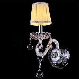 Krystall Mini Vegglampe Stearinlys Vegglamper Moderne Samtids Glass