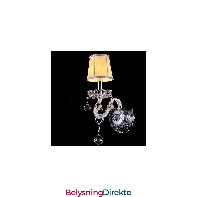 Krystall Mini Vegglampe Stearinlys Vegglamper Moderne Samtids Glass