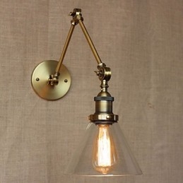 Retro Vintage Store Eksklusivt Designet Moderne Bronse Kirke Lobby Dekorert Soverom Vegglampe
