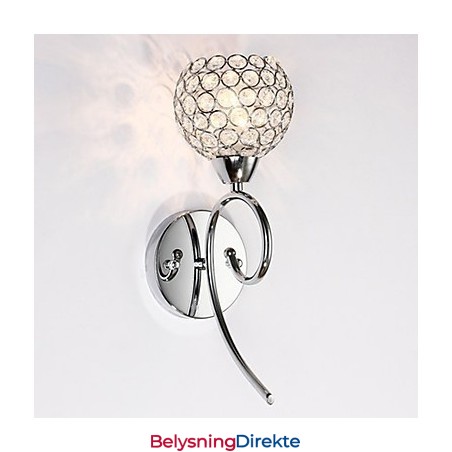 Vegglampe Leselamper Krystall Ministil Moderne Samtids Metall