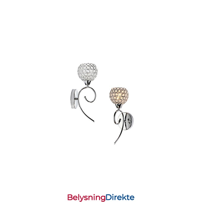 Vegglampe Leselamper Krystall Ministil Moderne Samtids Metall