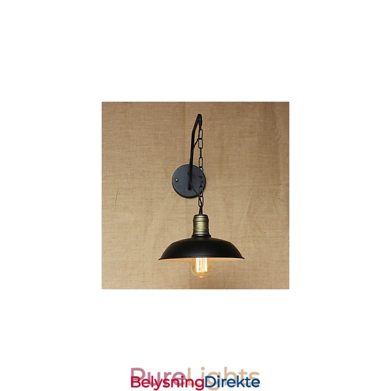 Enkel Og Kreativ Personlighet Vegglampe Industrikjede Amerikansk Retro Jern Midtgang Soverom Nattbordslampe