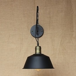 Enkel Og Kreativ Personlighet Vegglampe Industrikjede Amerikansk Retro Jern Midtgang Soverom Nattbordslampe