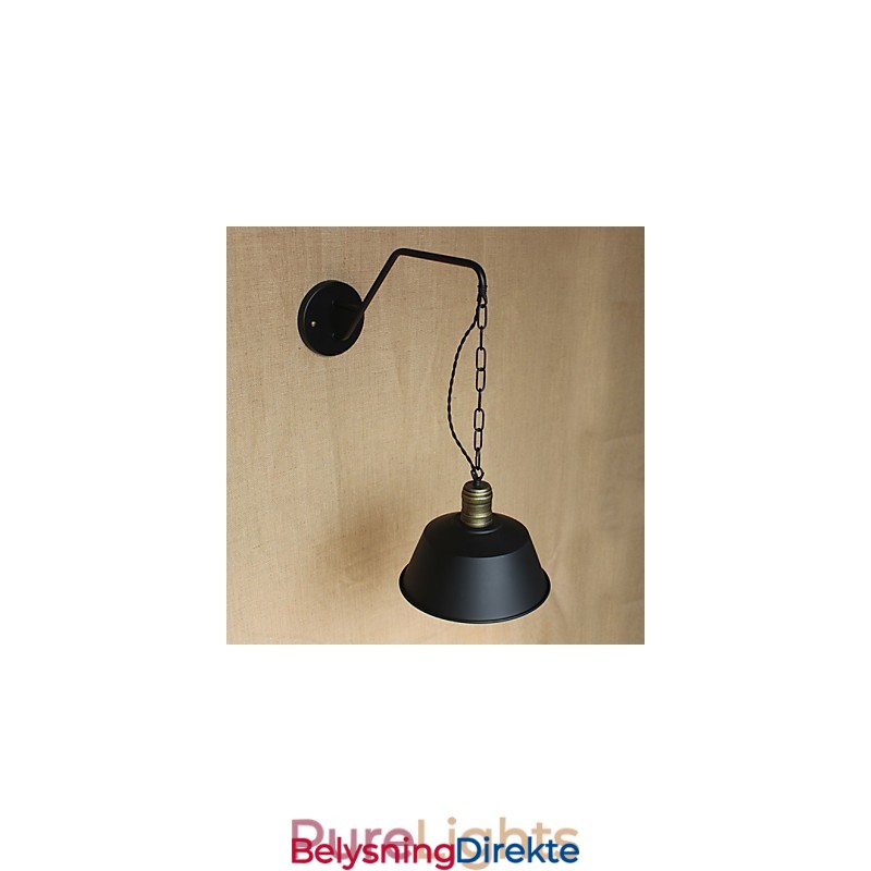 Enkel Og Kreativ Personlighet Vegglampe Industrikjede Amerikansk Retro Jern Midtgang Soverom Nattbordslampe