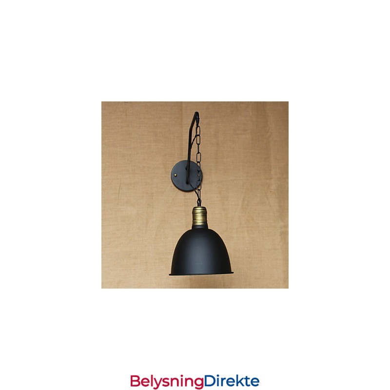 Enkel Og Kreativ Personlighet Vegglampe Industrikjede Amerikansk Retro Jern Midtgang Soverom Nattbordslampe