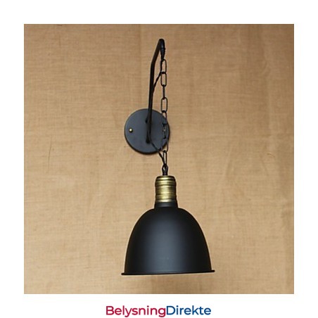 Enkel Og Kreativ Personlighet Vegglampe Industrikjede Amerikansk Retro Jern Midtgang Soverom Nattbordslampe