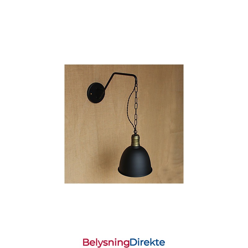 Enkel Og Kreativ Personlighet Vegglampe Industrikjede Amerikansk Retro Jern Midtgang Soverom Nattbordslampe