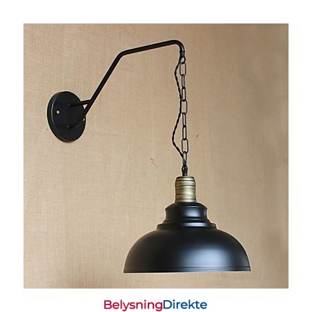 Enkel Og Kreativ Personlighet Vegglampe Industri Kjede Amerikansk Retro Jern Gang Soverom Nattbordslampe