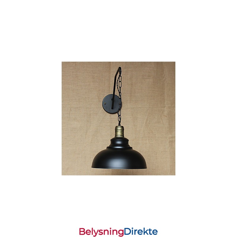 Enkel Og Kreativ Personlighet Vegglampe Industri Kjede Amerikansk Retro Jern Gang Soverom Nattbordslampe