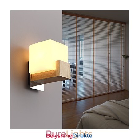 Vegglampetter Ministil Moderne Samtidsstil Tre Bambus