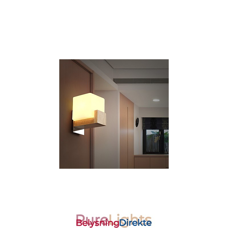 Vegglampetter Ministil Moderne Samtidsstil Tre Bambus