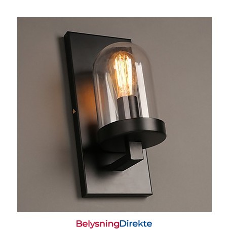 Kreativ Landlig Smijernsvegglampe I Glass