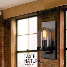Kreativ Landlig Smijernsvegglampe I Glass