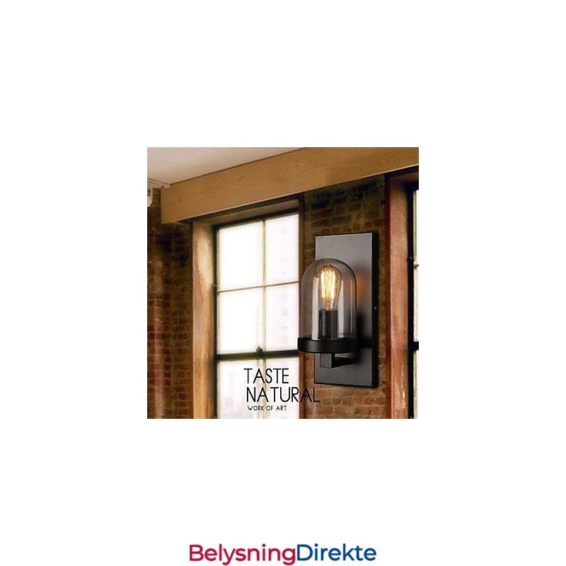 Kreativ Landlig Smijernsvegglampe I Glass