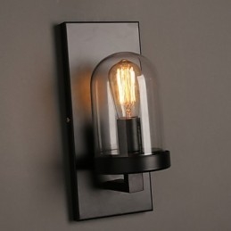 Kreativ Landlig Smijernsvegglampe I Glass