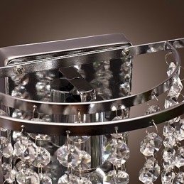 Moderne Krystallvegglampe Med 1 Lyspære