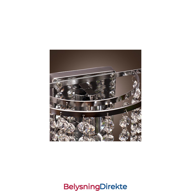 Moderne Krystallvegglampe Med 1 Lyspære