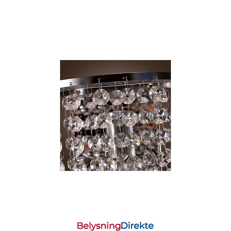 Moderne Krystallvegglampe Med 1 Lyspære