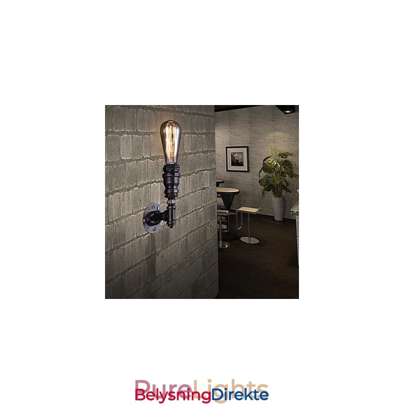 Retro Metall Nattbord Vegglampe Landsby Pastoral Stue Vegglampe Spisestue Vegglampe