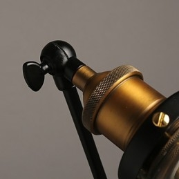 Kreativ Landlig Loft Retro Titan-Seksjon Dobbel Vegglampe