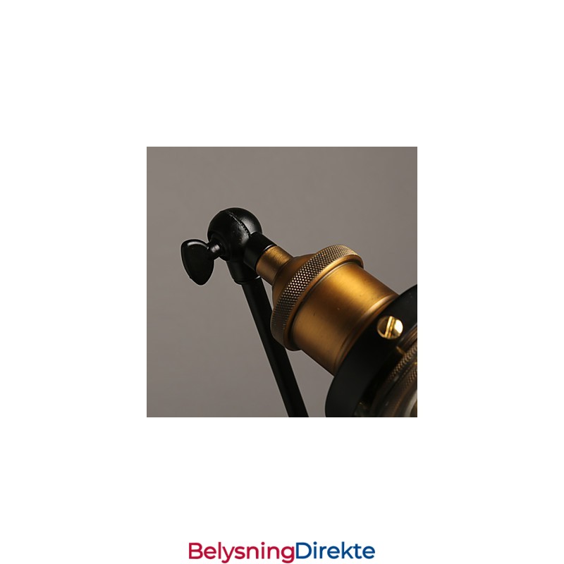 Kreativ Landlig Loft Retro Titan-Seksjon Dobbel Vegglampe