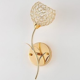 Minimalistisk Moderne Krystallvegglampe