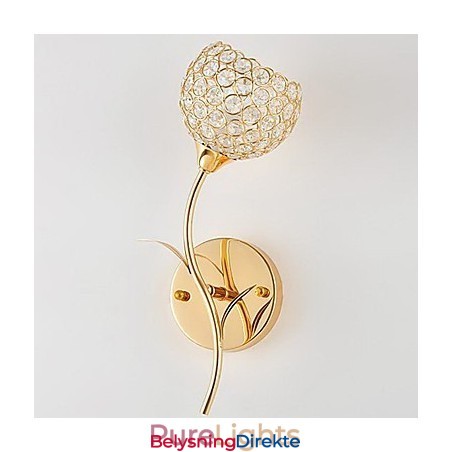 Minimalistisk Moderne Krystallvegglampe