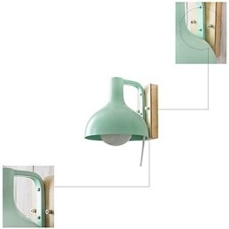 Vegglampe Moderne Samtids Tre Bambus